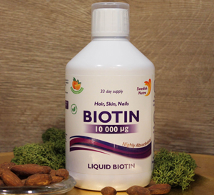 Biotín s vitamínom C pre zdravie vlasov, pokožky a nechtov