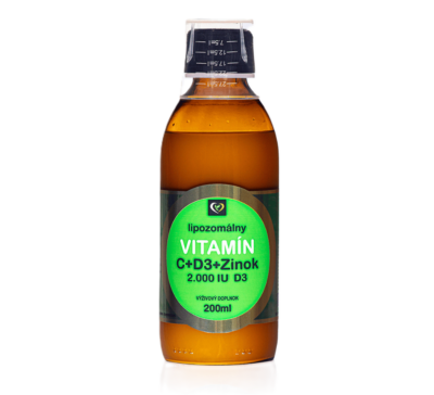 Zdravý svet lipozomálny vitamín C + Zinok + D3